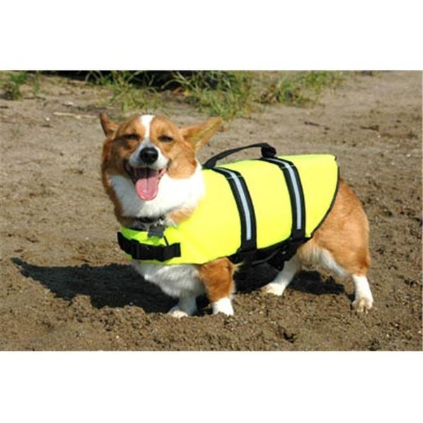 Paws Aboard Paws Aboard PA-1100 XXS Yellow Dog Life Jacket 1100